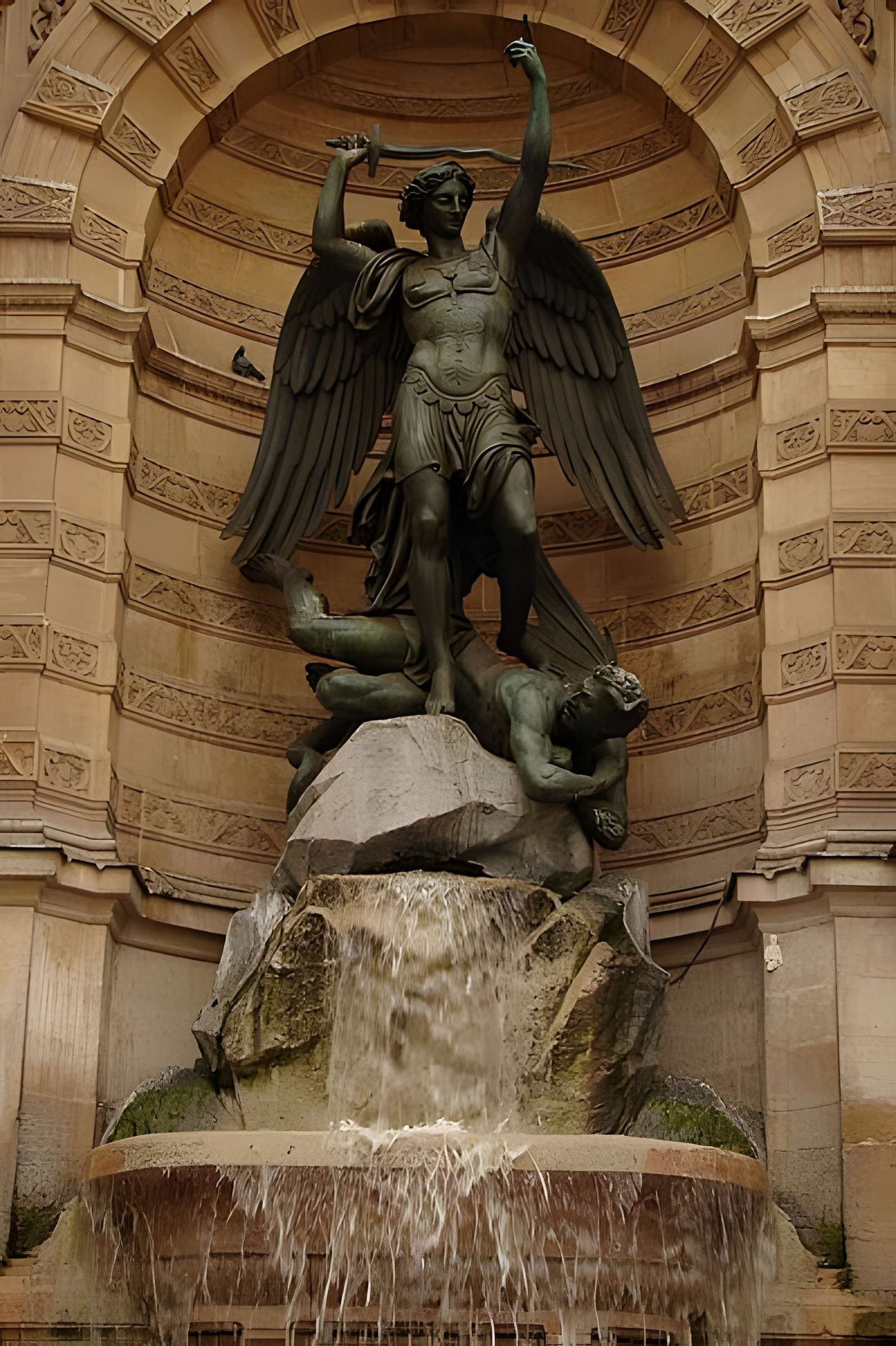 Fontaine Saint-Michel à Paris
