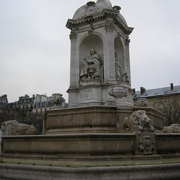 Fontaine Saint-Sulpice à Paris