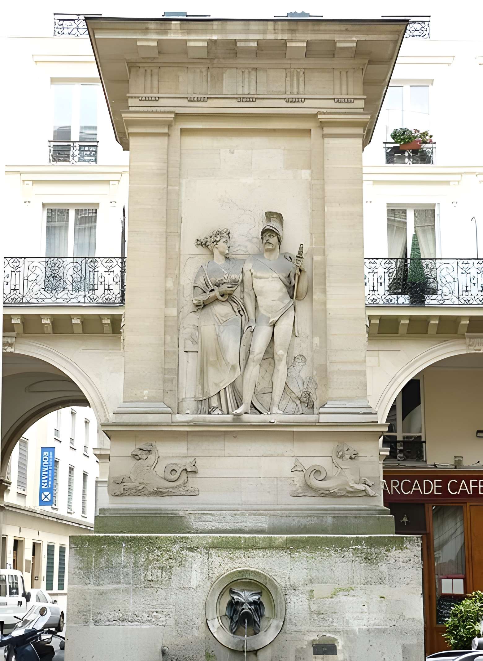 Fontaine du Gros-Caillou ou Fontaine de Mars à Paris 