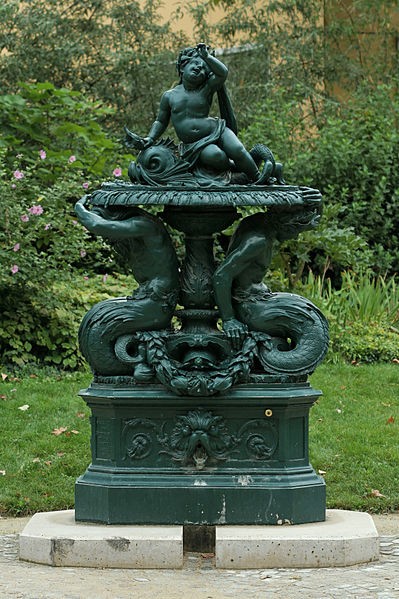 Photo de Fontaine du jardin Villemin à Paris