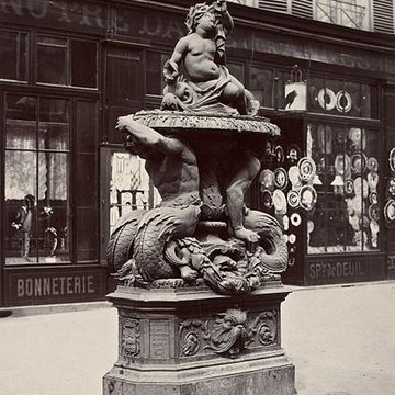 Fontaine du jardin Villemin à Paris