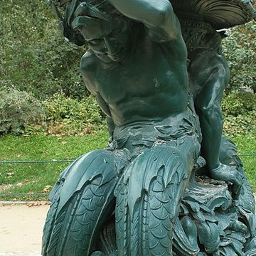 Fontaine du jardin Villemin à Paris
