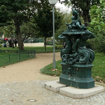 Fontaine du jardin Villemin à Paris