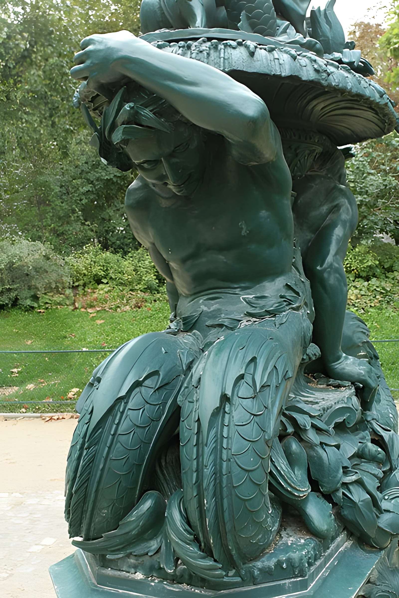 Fontaine du jardin Villemin à Paris