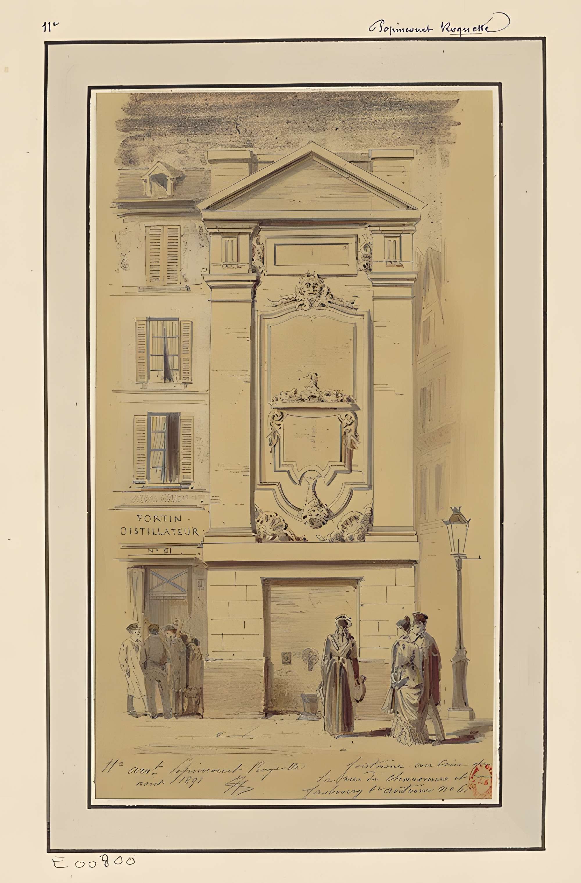 Fontaine de Charonne ou Trogneux à Paris