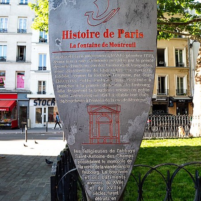 Photo de Fontaine de la Petite-Halle ou Montreuil à Paris