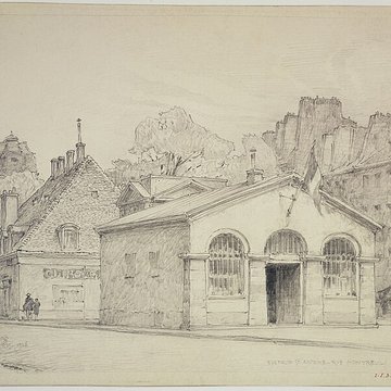 Fontaine de la Petite-Halle ou Montreuil à Paris