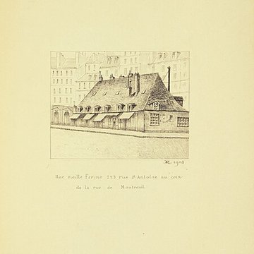 Fontaine de la Petite-Halle ou Montreuil à Paris