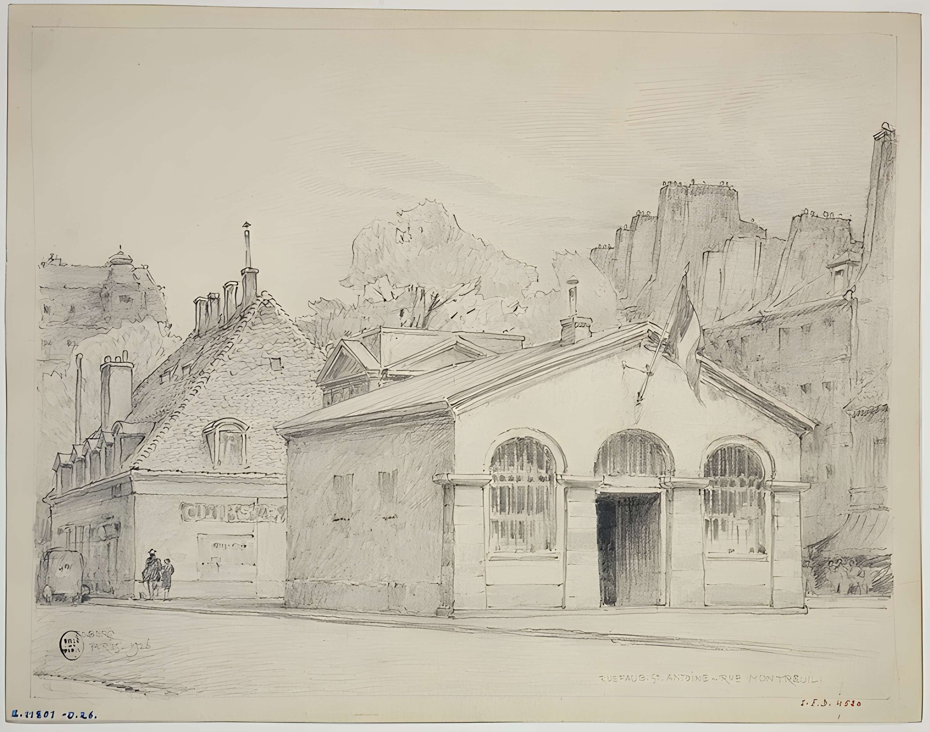 Fontaine de la Petite-Halle ou Montreuil à Paris