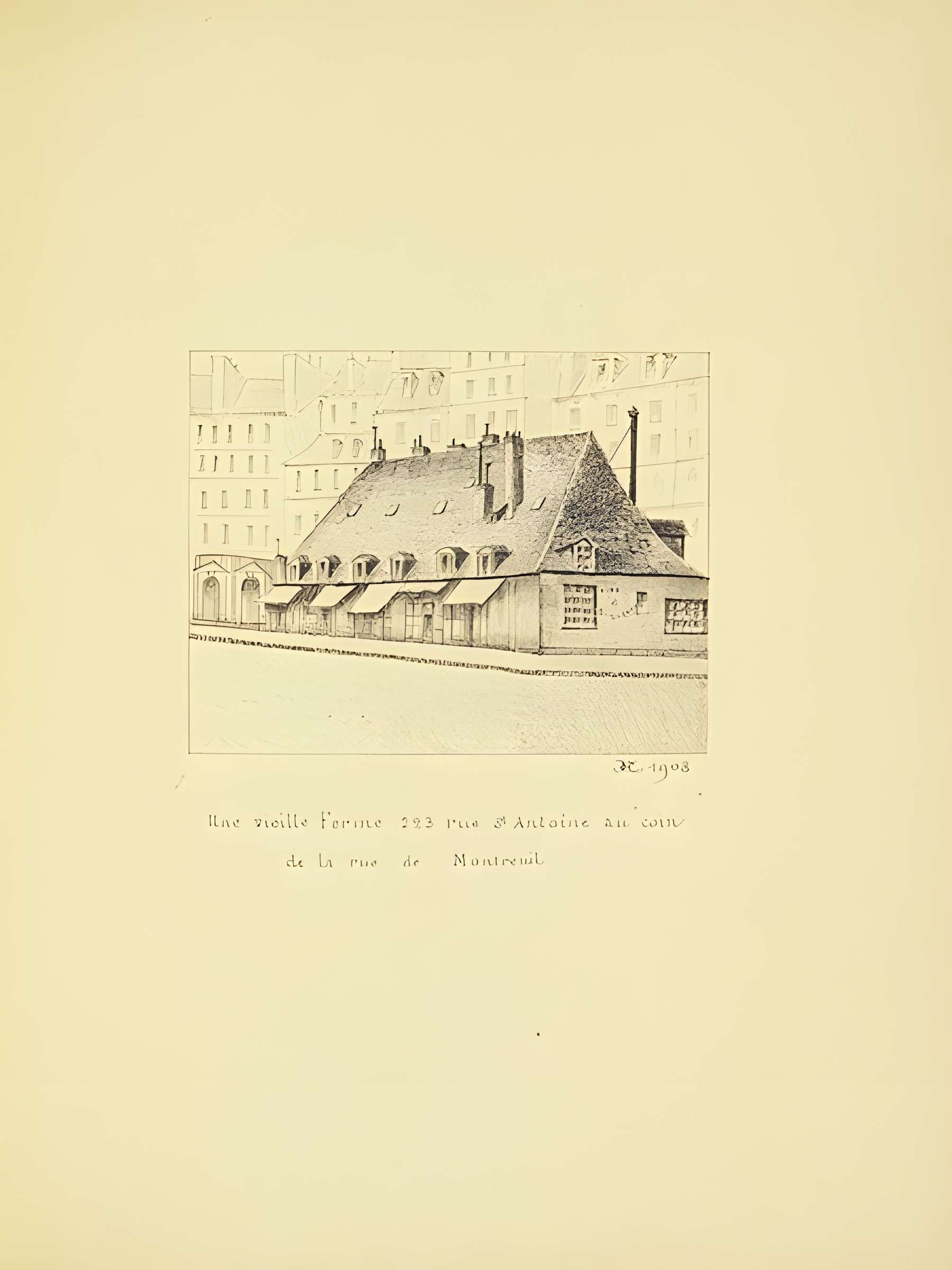 Fontaine de la Petite-Halle ou Montreuil à Paris