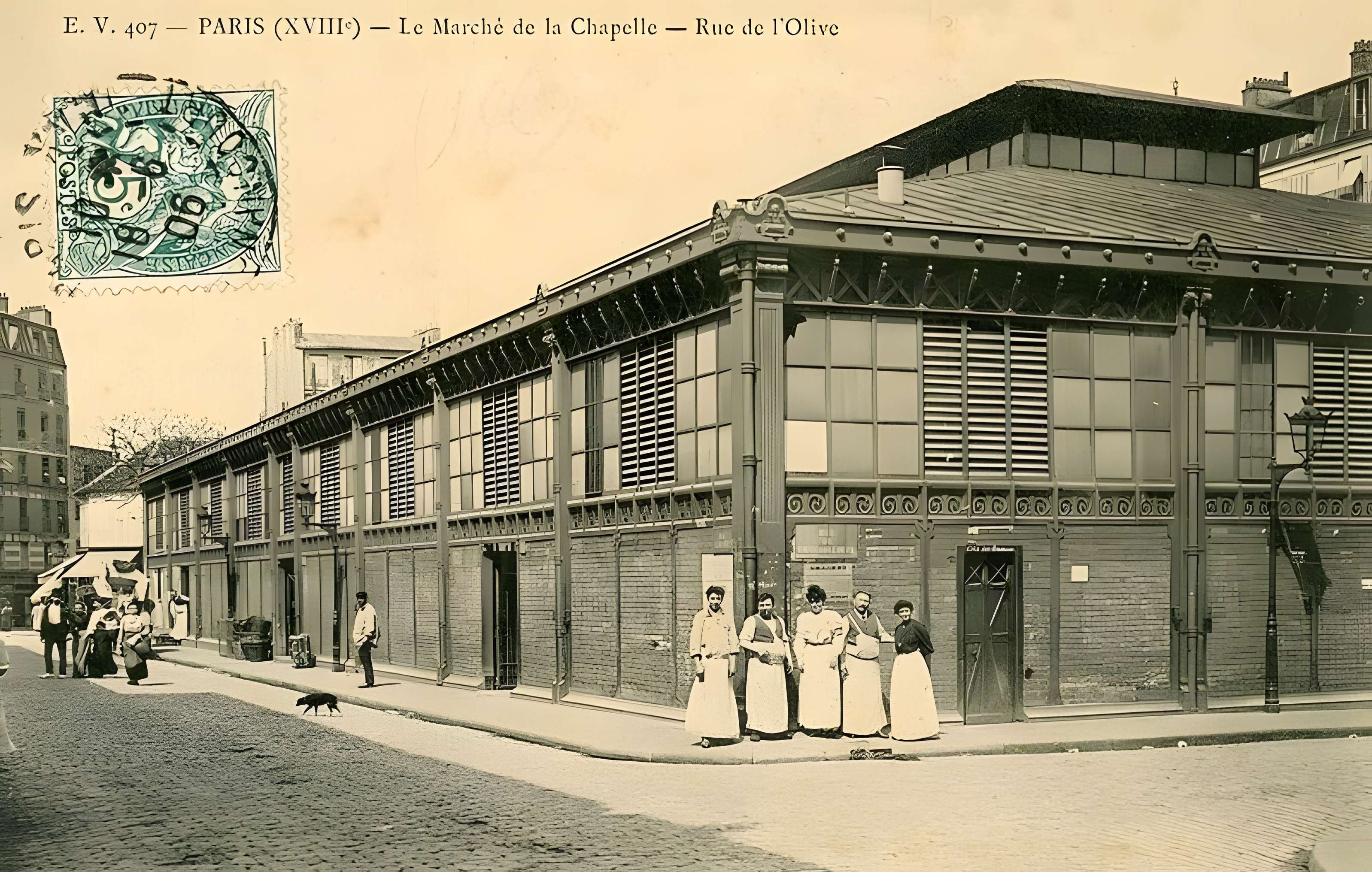 Marché de La Chapelle à Paris