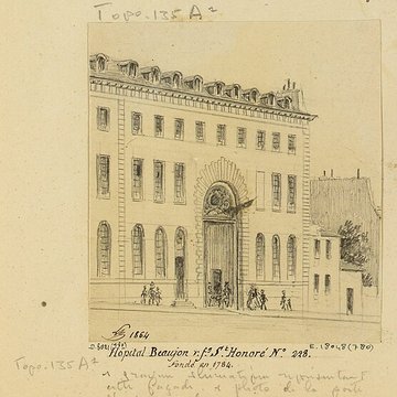 Hôpital Beaujon ex à Paris