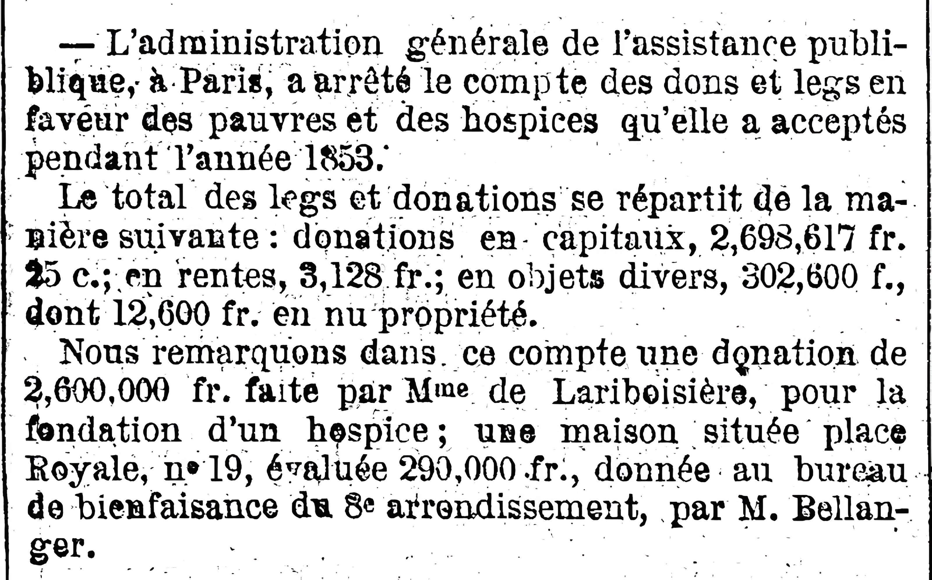 Hôpital Lariboisière à Paris