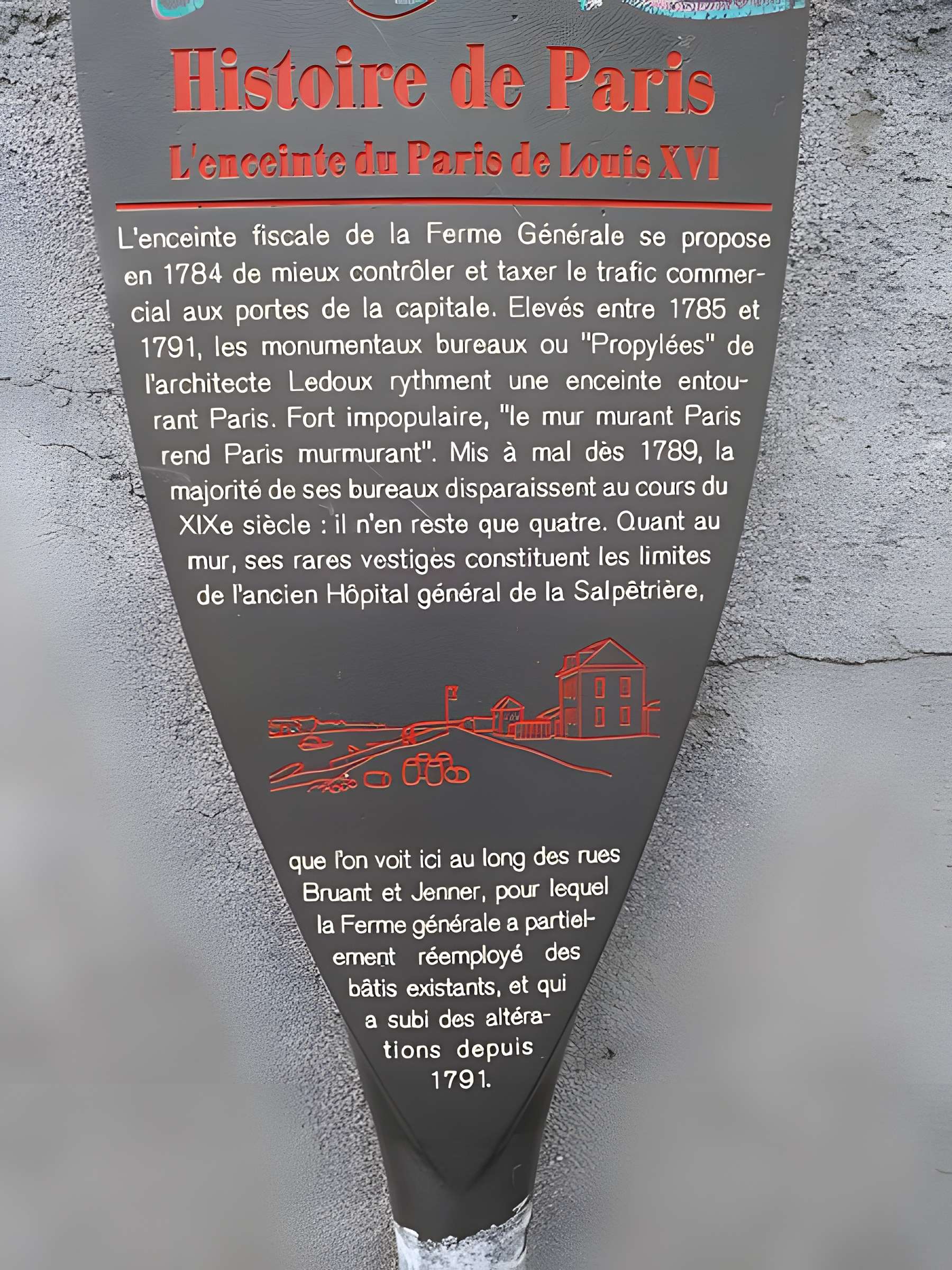 Hôpital de la Salpêtrière à Paris