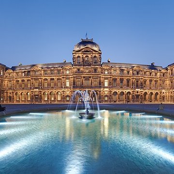 Palais du Louvre et jardin des Tuileries