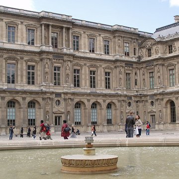 Palais du Louvre et jardin des Tuileries