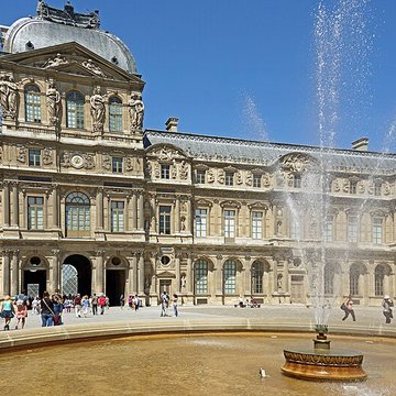 Palais du Louvre et jardin des Tuileries