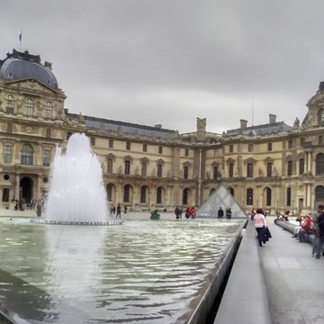 Palais du Louvre et jardin des Tuileries