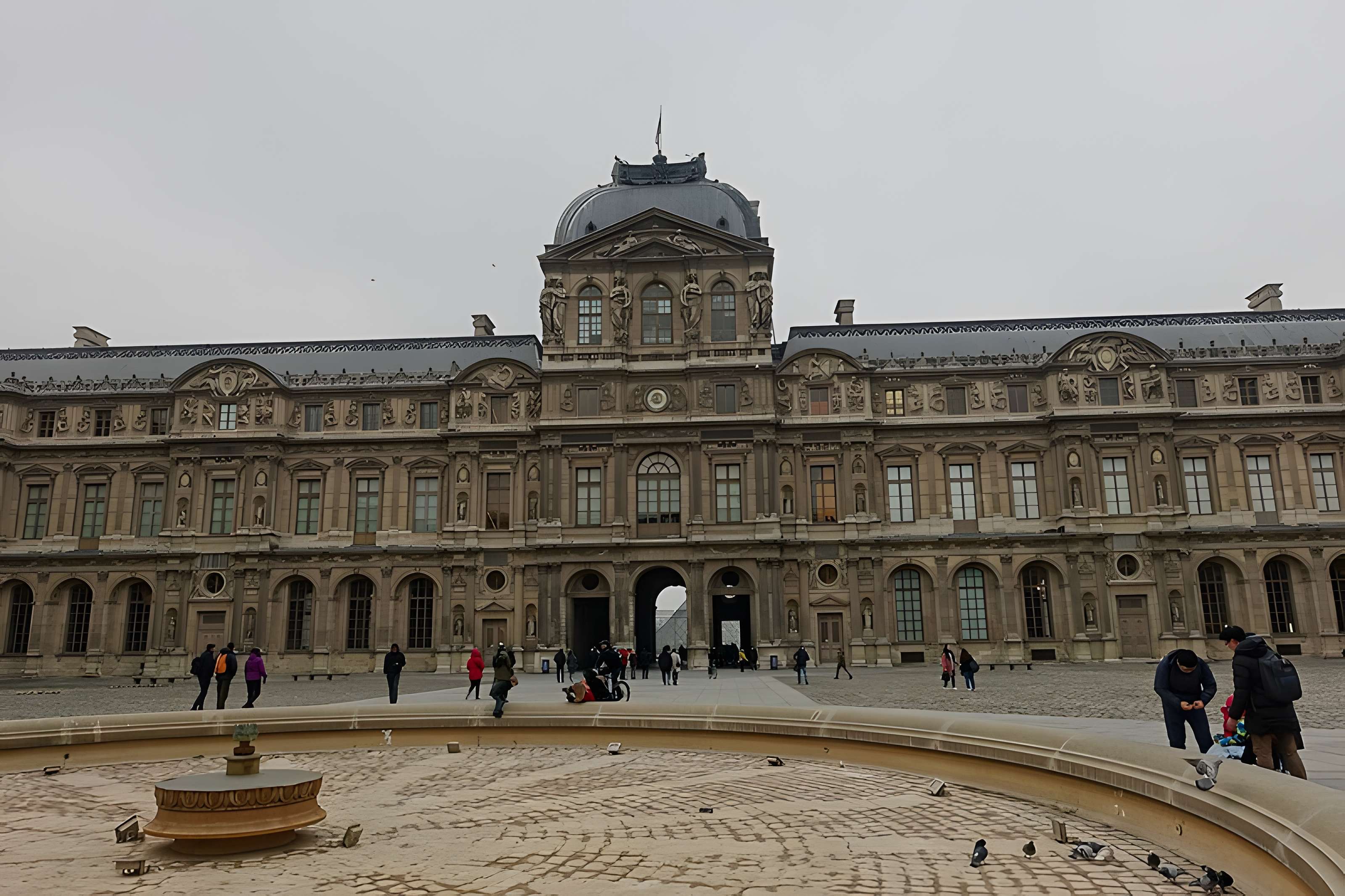 Palais du Louvre et jardin des Tuileries