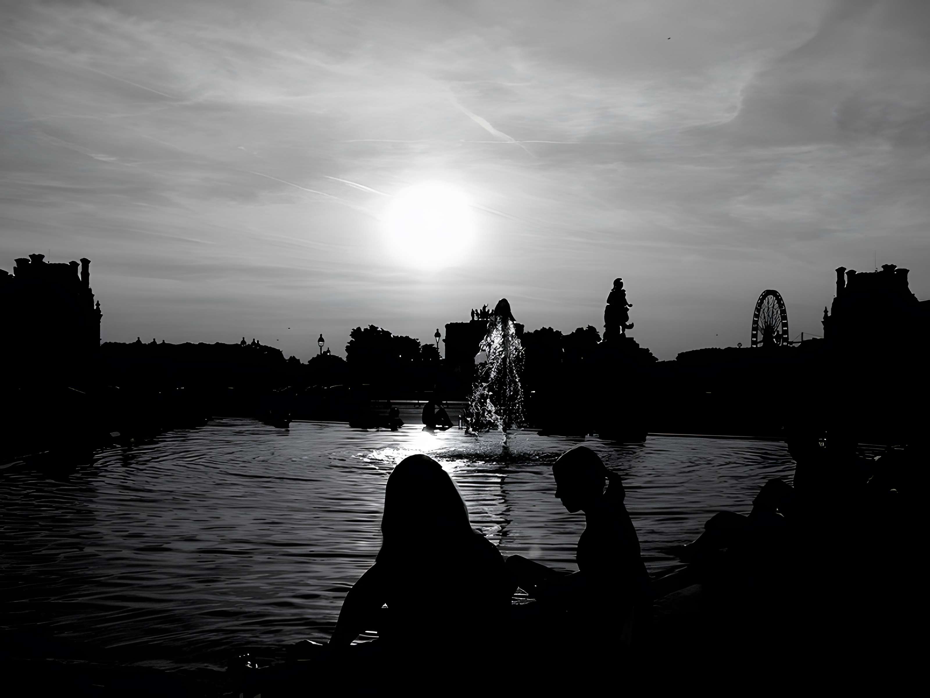 Palais du Louvre et jardin des Tuileries