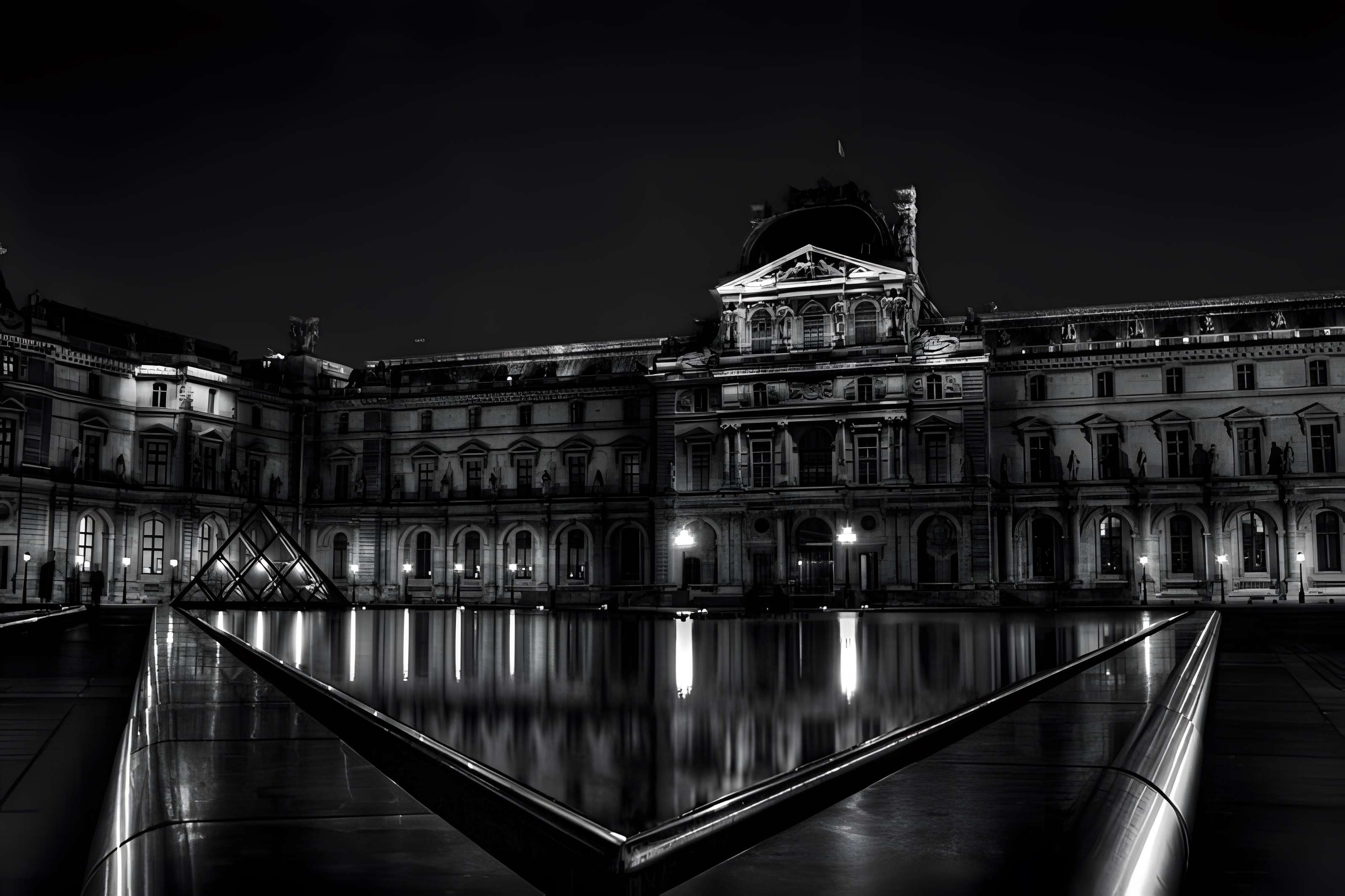 Palais du Louvre et jardin des Tuileries