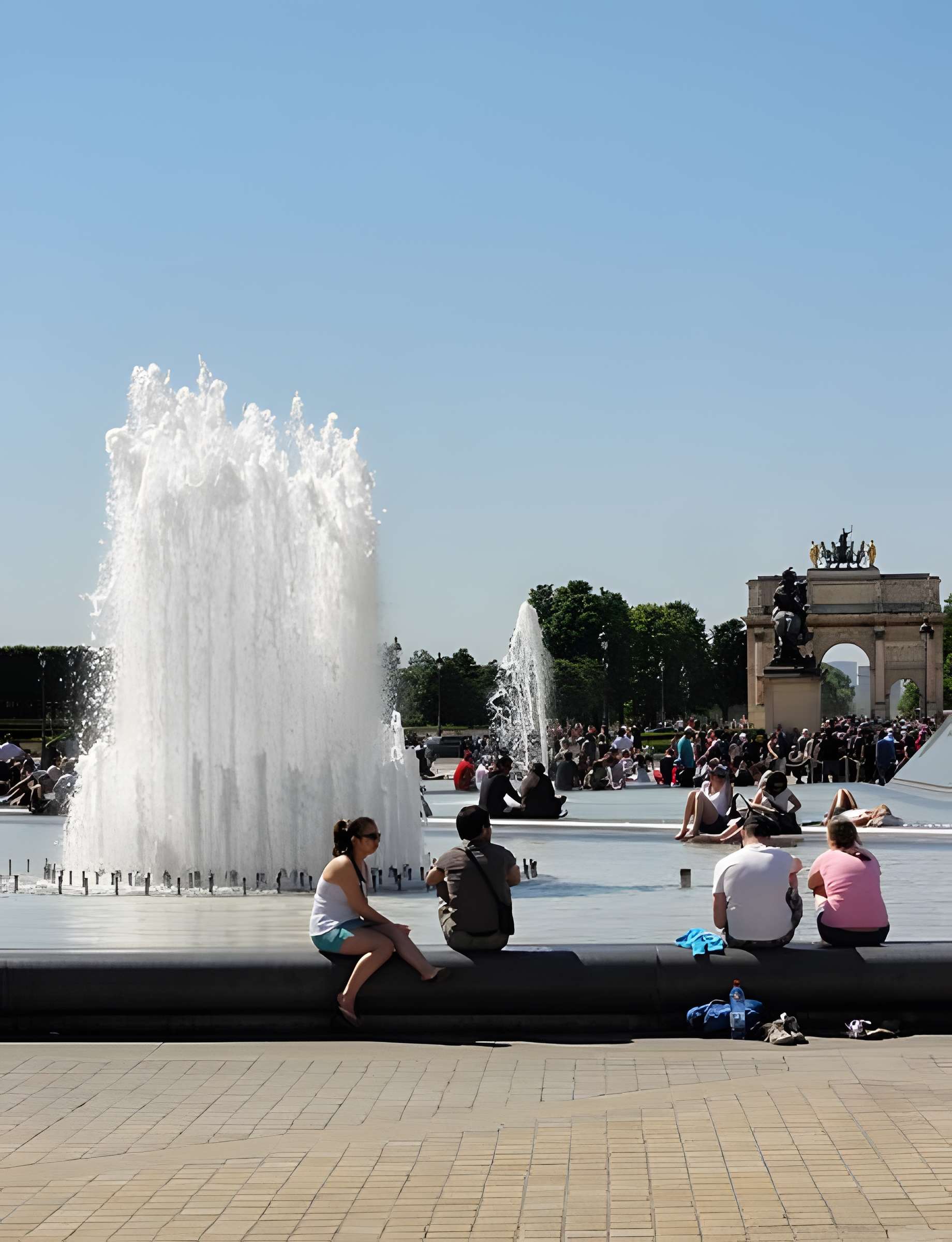 Palais du Louvre et jardin des Tuileries