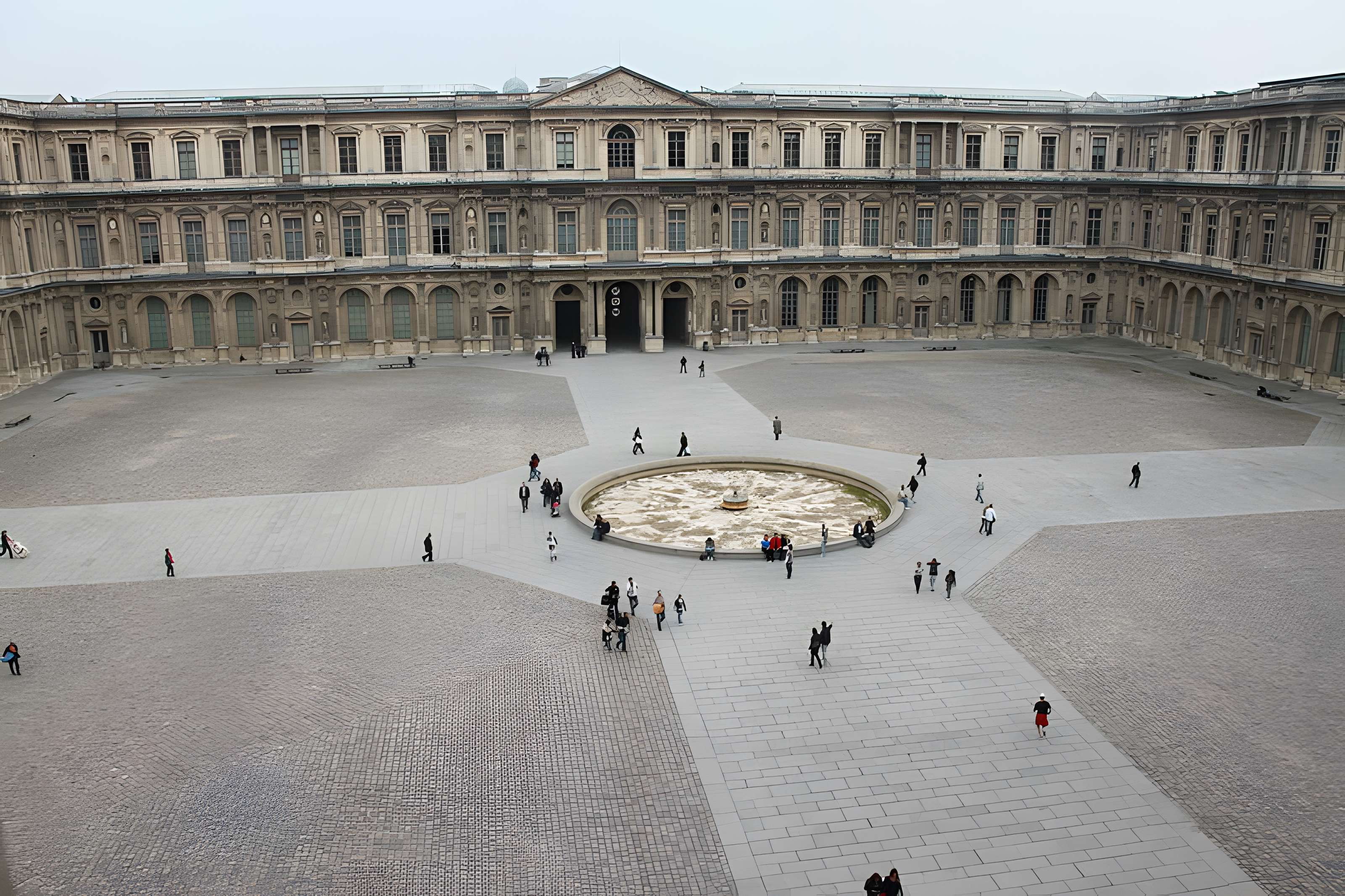 Palais du Louvre et jardin des Tuileries