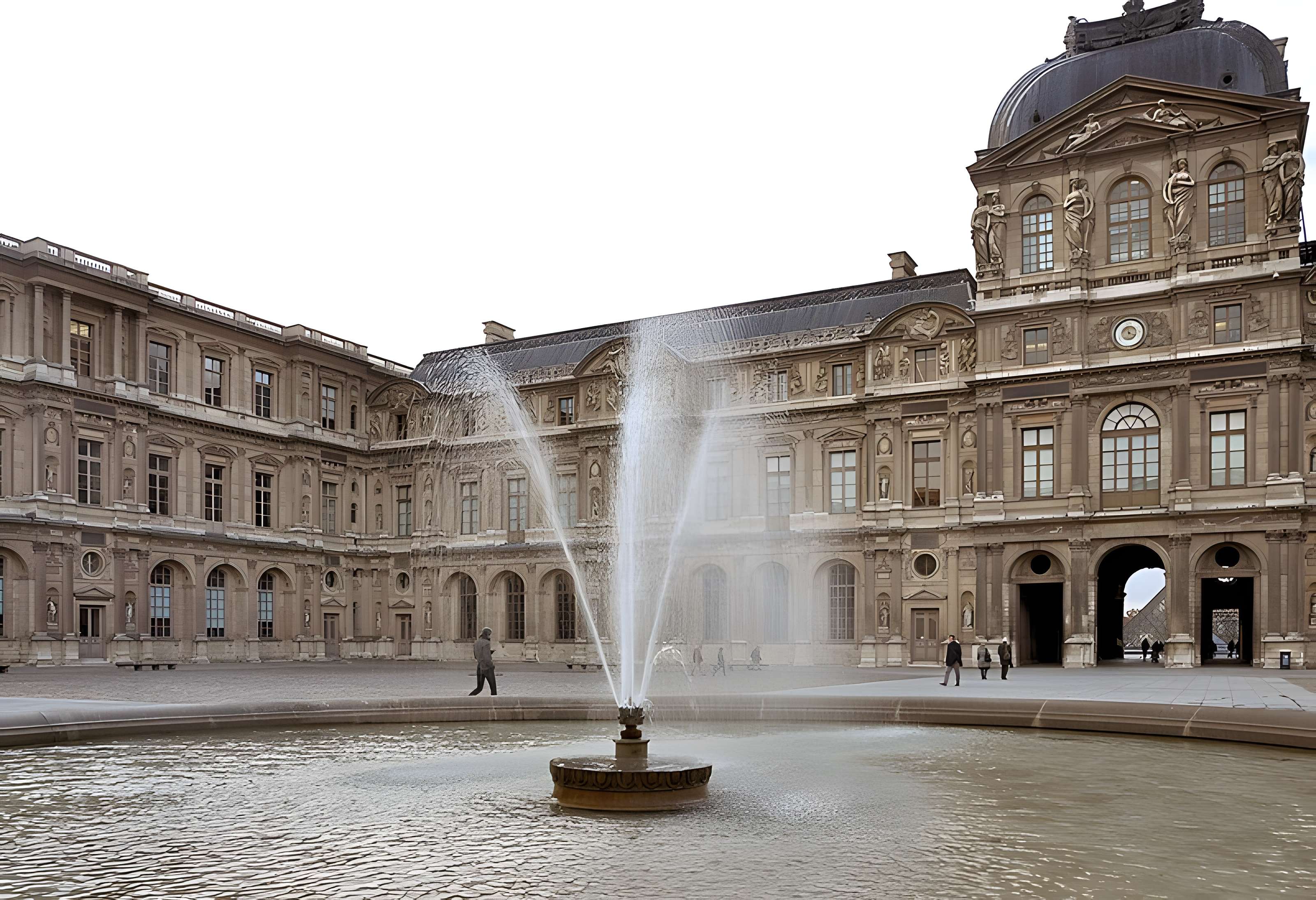 Palais du Louvre et jardin des Tuileries