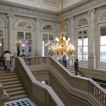 Domaine du Palais-Royal ancien Palais Cardinal, comprenant Conseil dEtat, Conseil Constitutionnel, Ministère de la Culture, théâtre de la Comédie Française