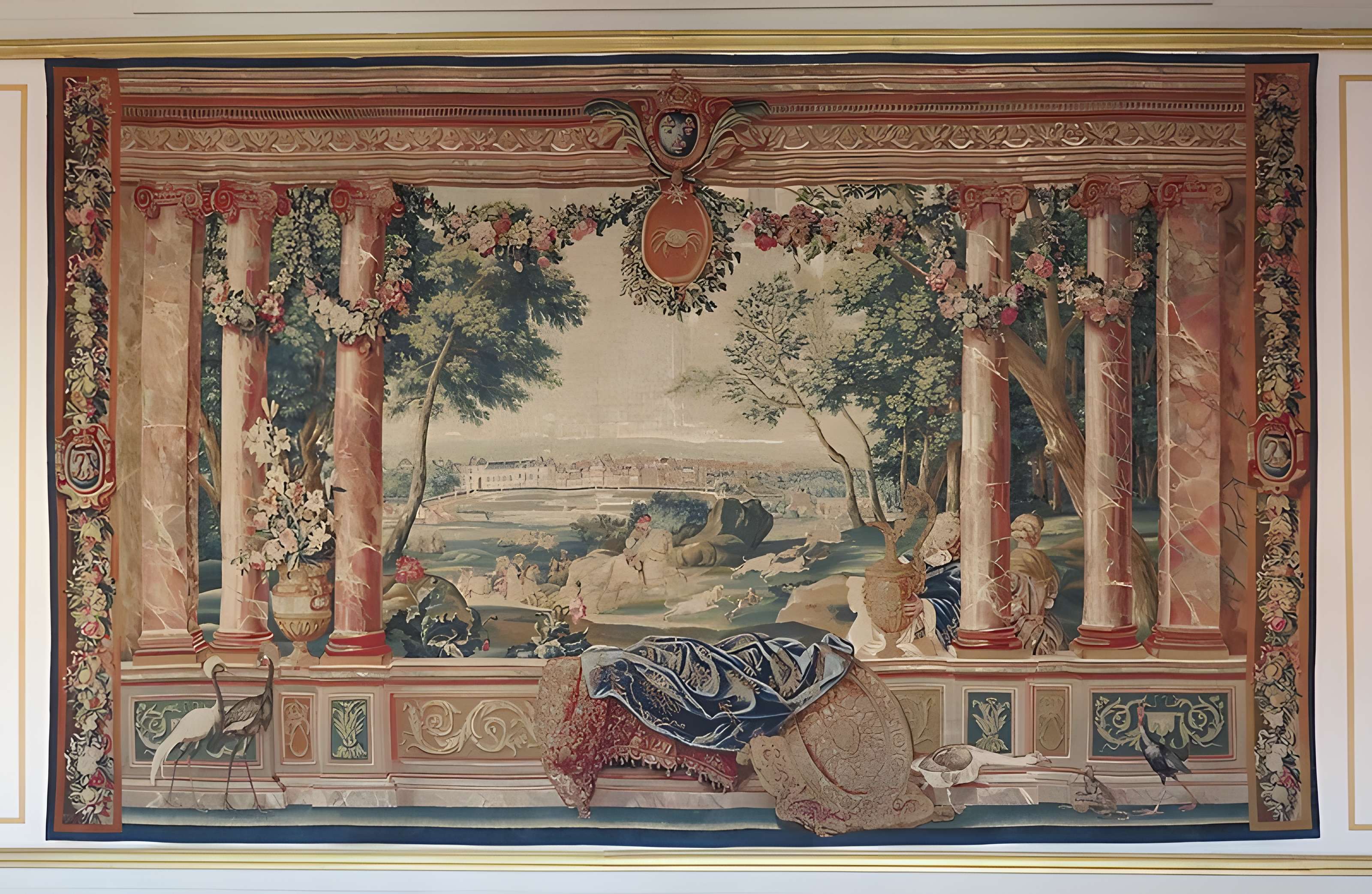 Domaine du Palais-Royal (ancien Palais Cardinal), comprenant Conseil d'Etat, Conseil Constitutionnel, Ministère de la Culture, théâtre de la Comédie Française