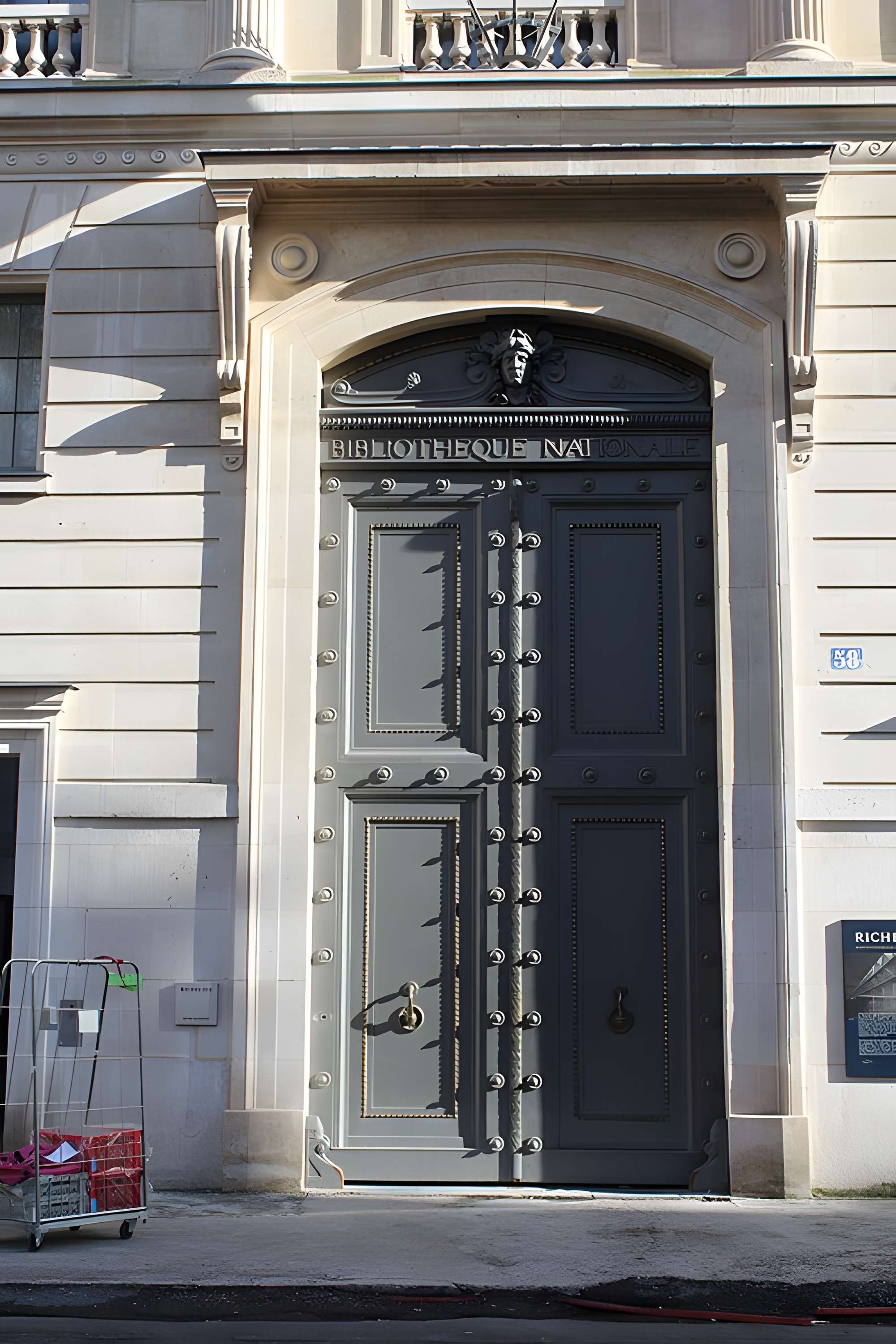 Bibliothèque nationale de France Rue de Richelieu à Paris