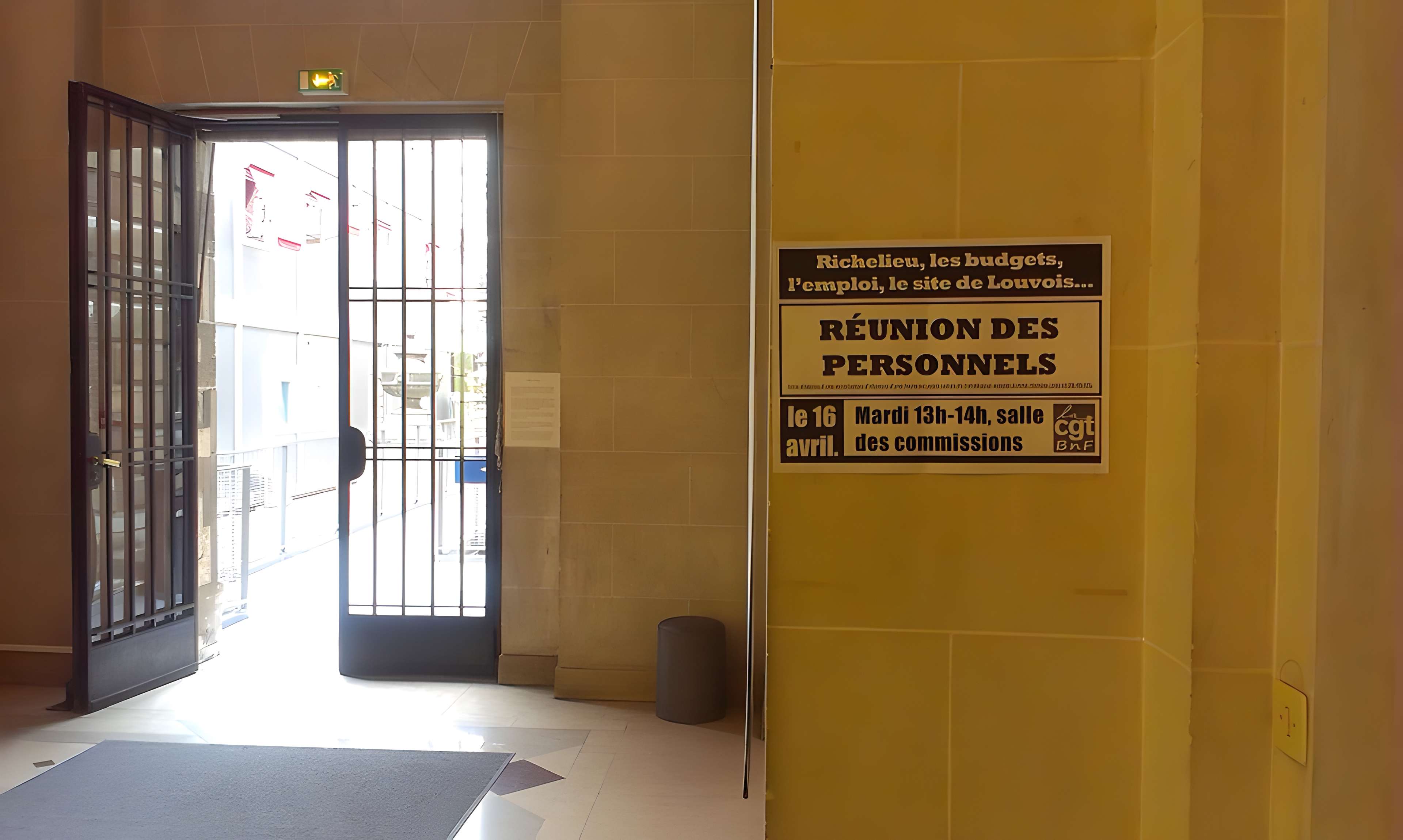 Bibliothèque nationale de France Rue de Richelieu à Paris