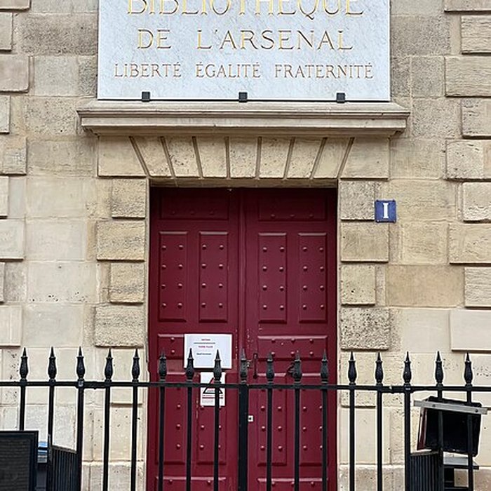 Photo de Pavillon de lArsenal, actuellement bibliothèque de lArsenal