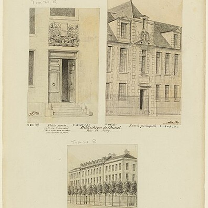 Photo de Pavillon de lArsenal, actuellement bibliothèque de lArsenal