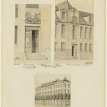 Pavillon de lArsenal, actuellement bibliothèque de lArsenal