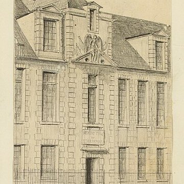 Pavillon de lArsenal, actuellement bibliothèque de lArsenal