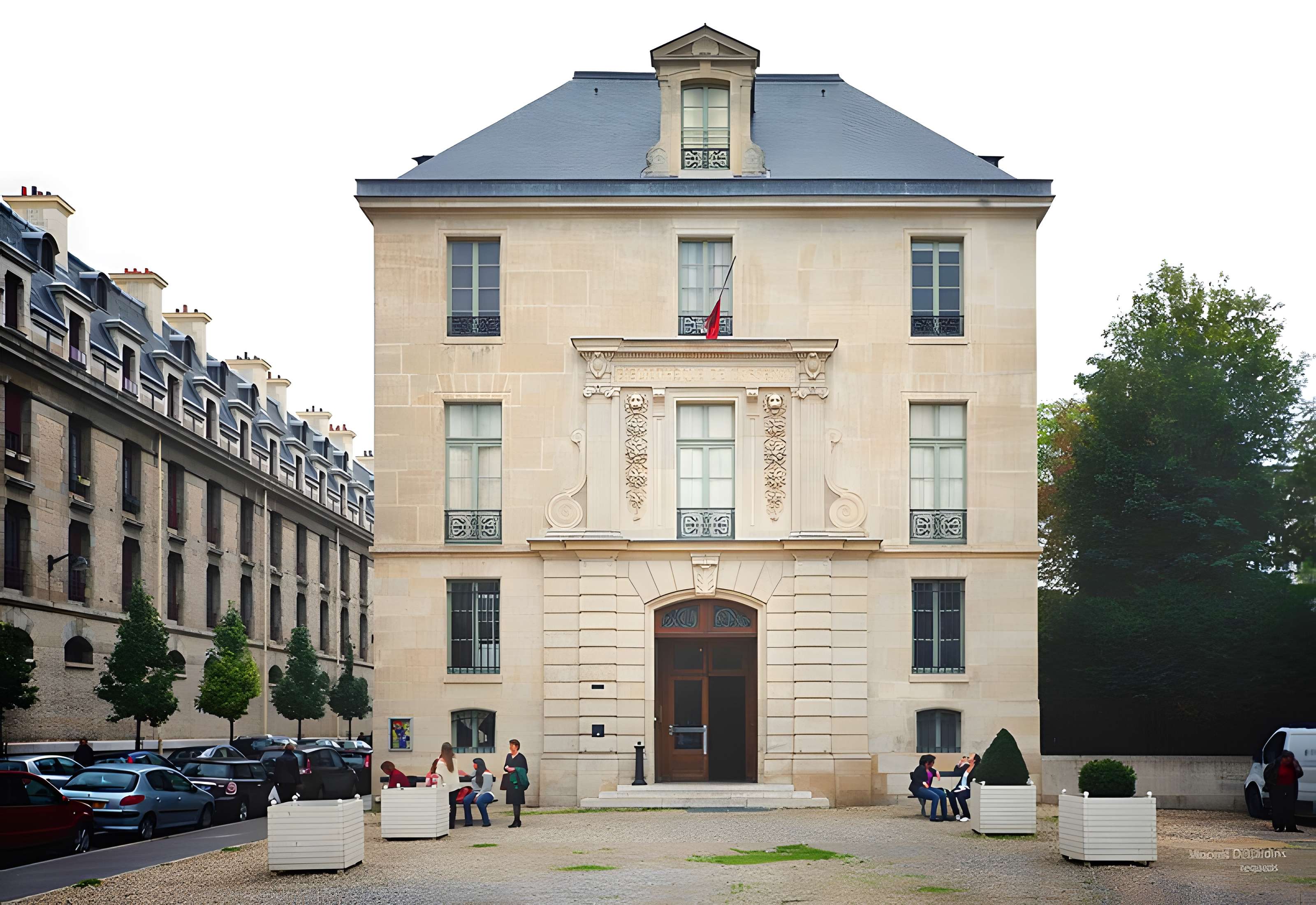 Pavillon de l'Arsenal, actuellement bibliothèque de l'Arsenal