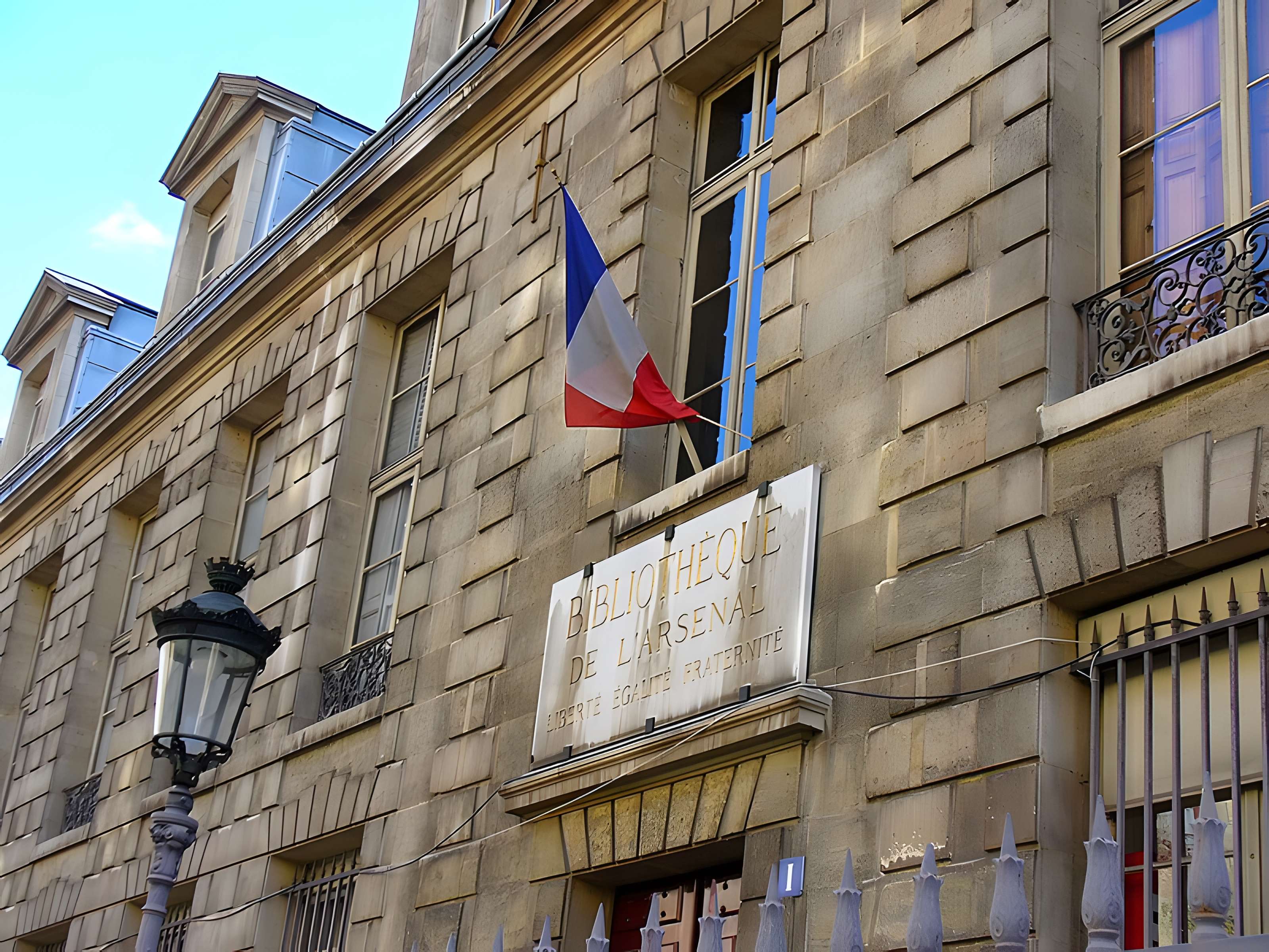 Pavillon de l'Arsenal, actuellement bibliothèque de l'Arsenal