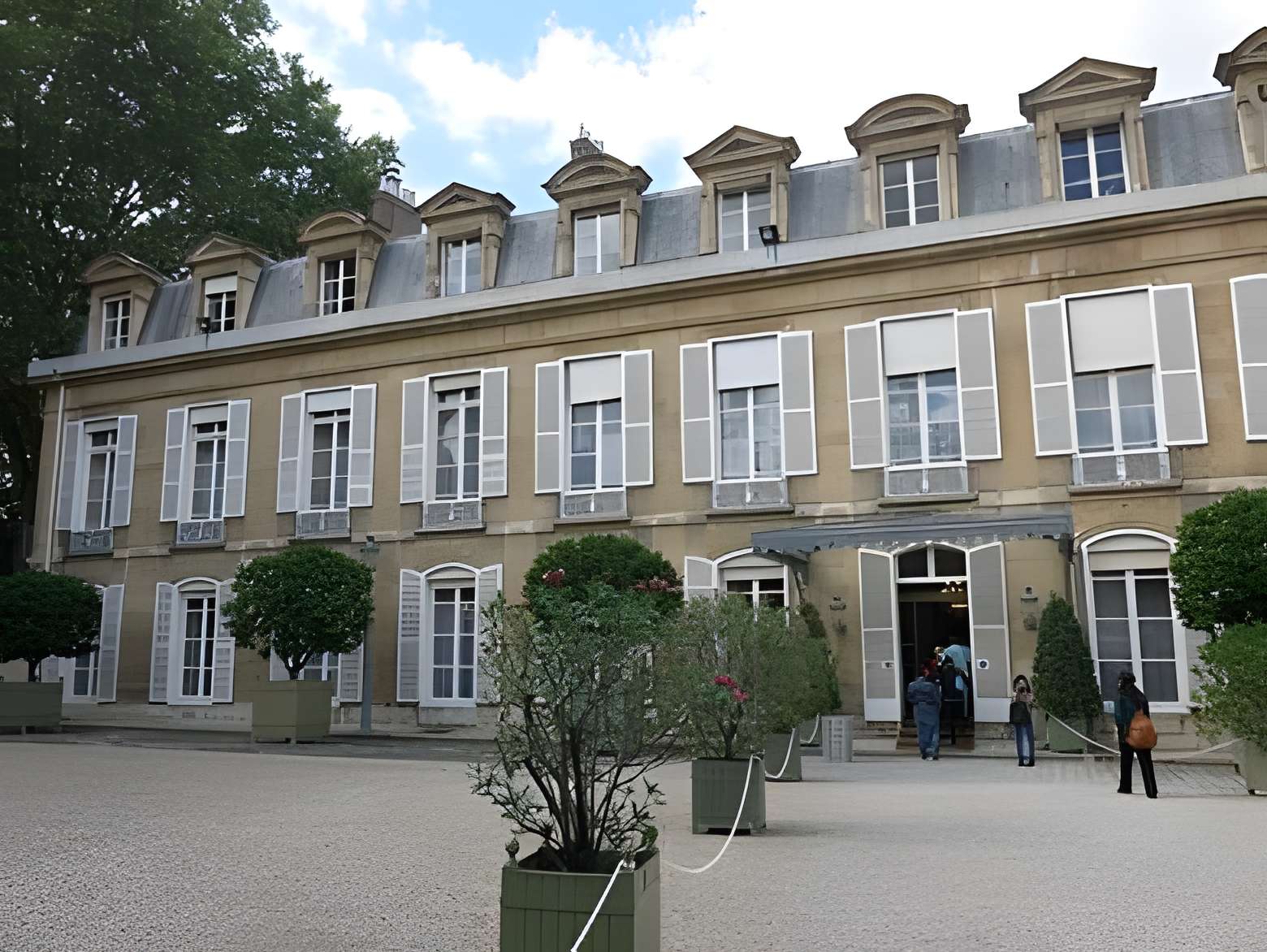 Palais du Petit Luxembourg à Paris . La façade ouest du Petit Luxembourg.