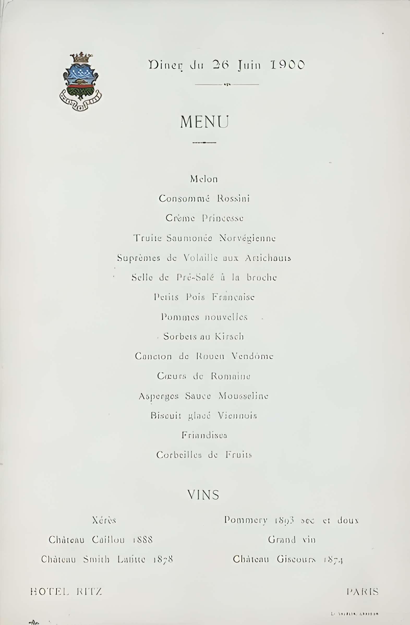 Anciens hôtels de Gramont et Crozat, actuellement hôtel Ritz