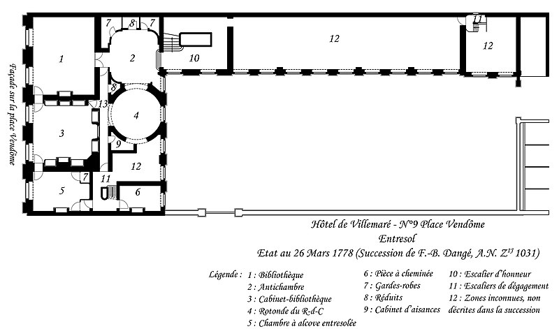 Hôtel de l'État-Major de la Place à Paris