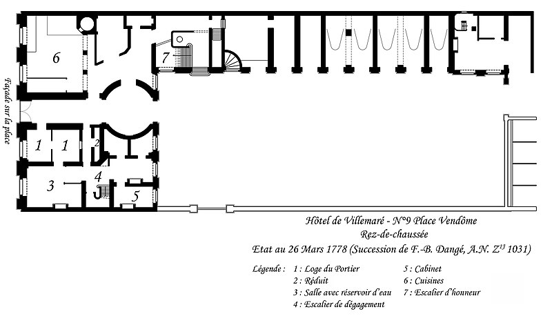 Hôtel de l'État-Major de la Place à Paris