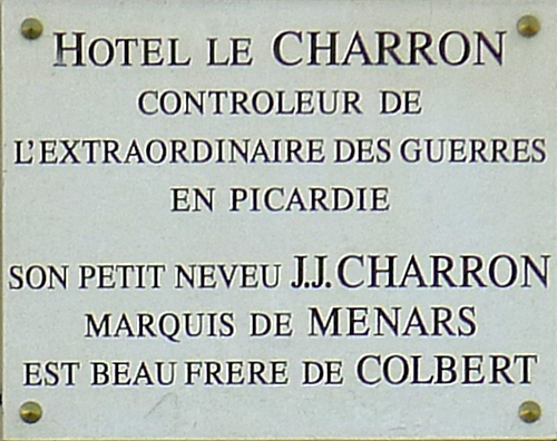Ancien hôtel Le Charron ou de Vitry à Paris