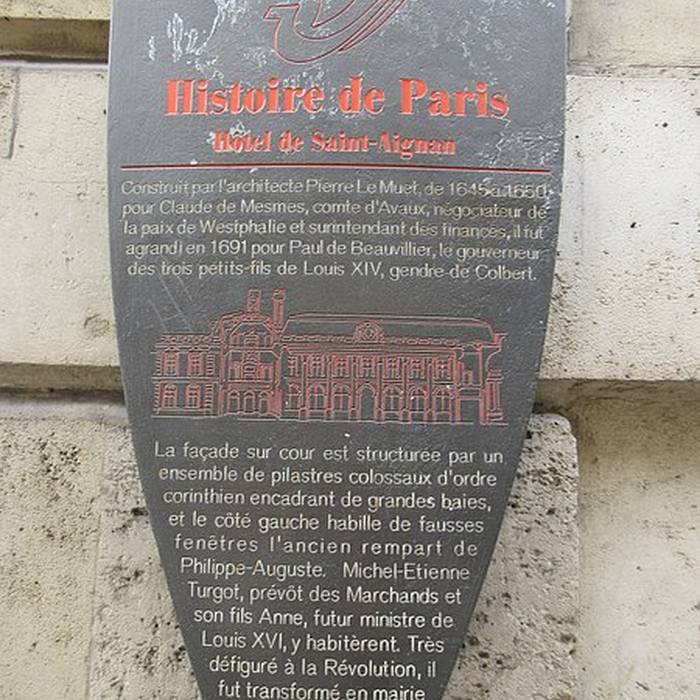 Photo de Hôtel de Saint-Aignan - Paris 3éme