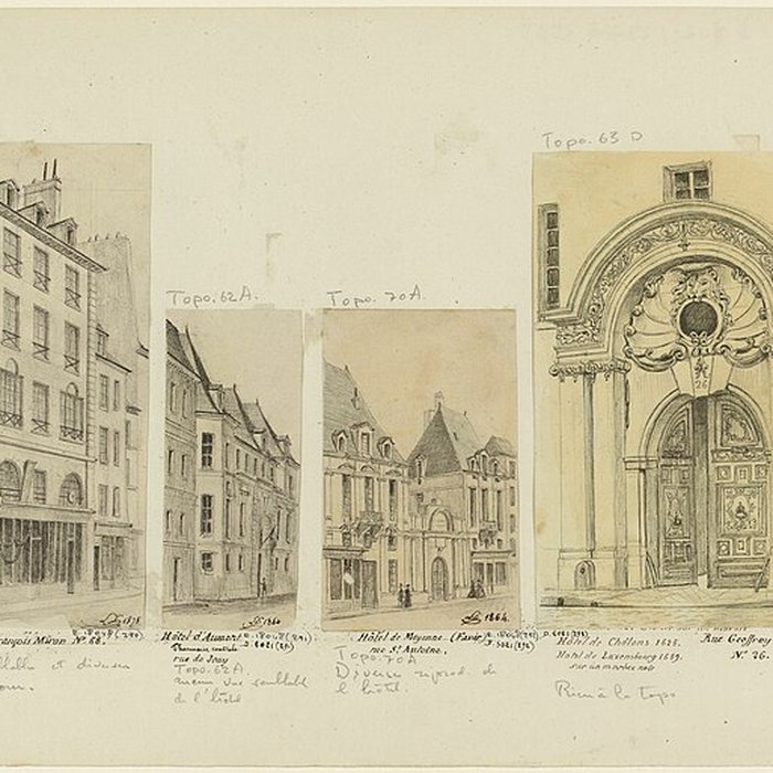 Photo de Hôtel de Beauvais, actuellement Cour Administrative dAppel de Paris