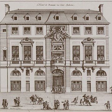 Hôtel de Beauvais, actuellement Cour Administrative dAppel de Paris