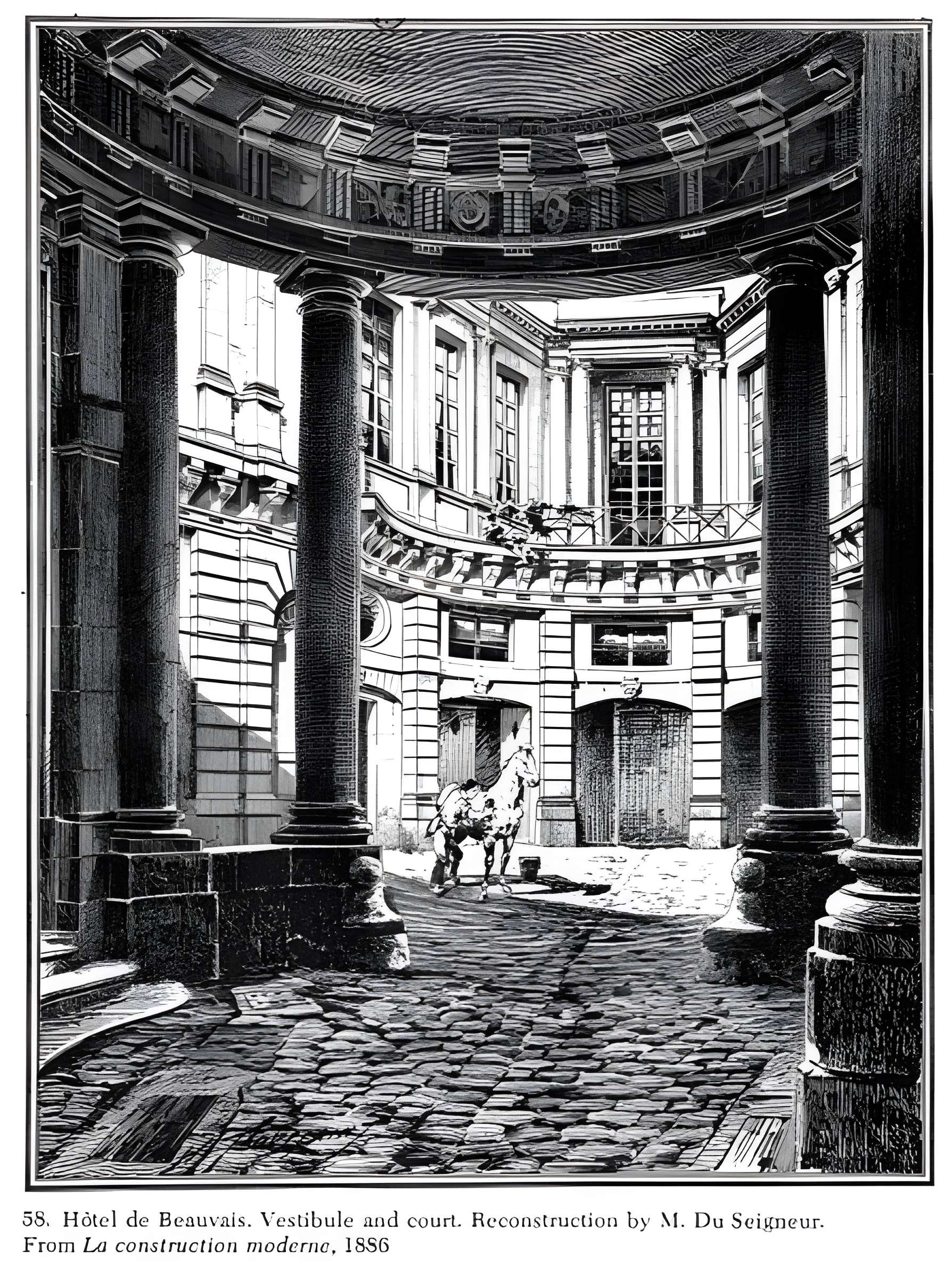 Hôtel de Beauvais, actuellement Cour Administrative d'Appel de Paris