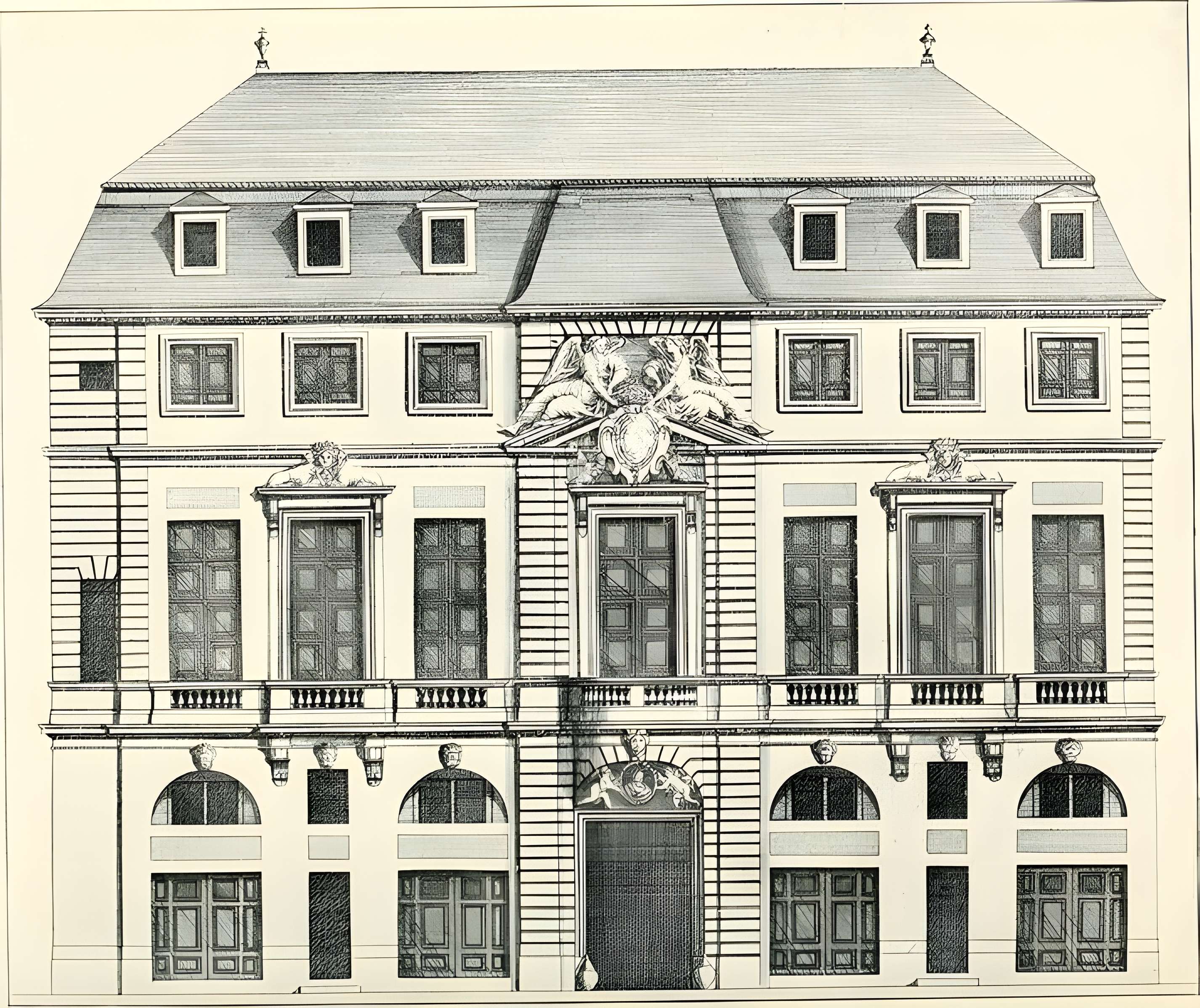 Hôtel de Beauvais, actuellement Cour Administrative d'Appel de Paris