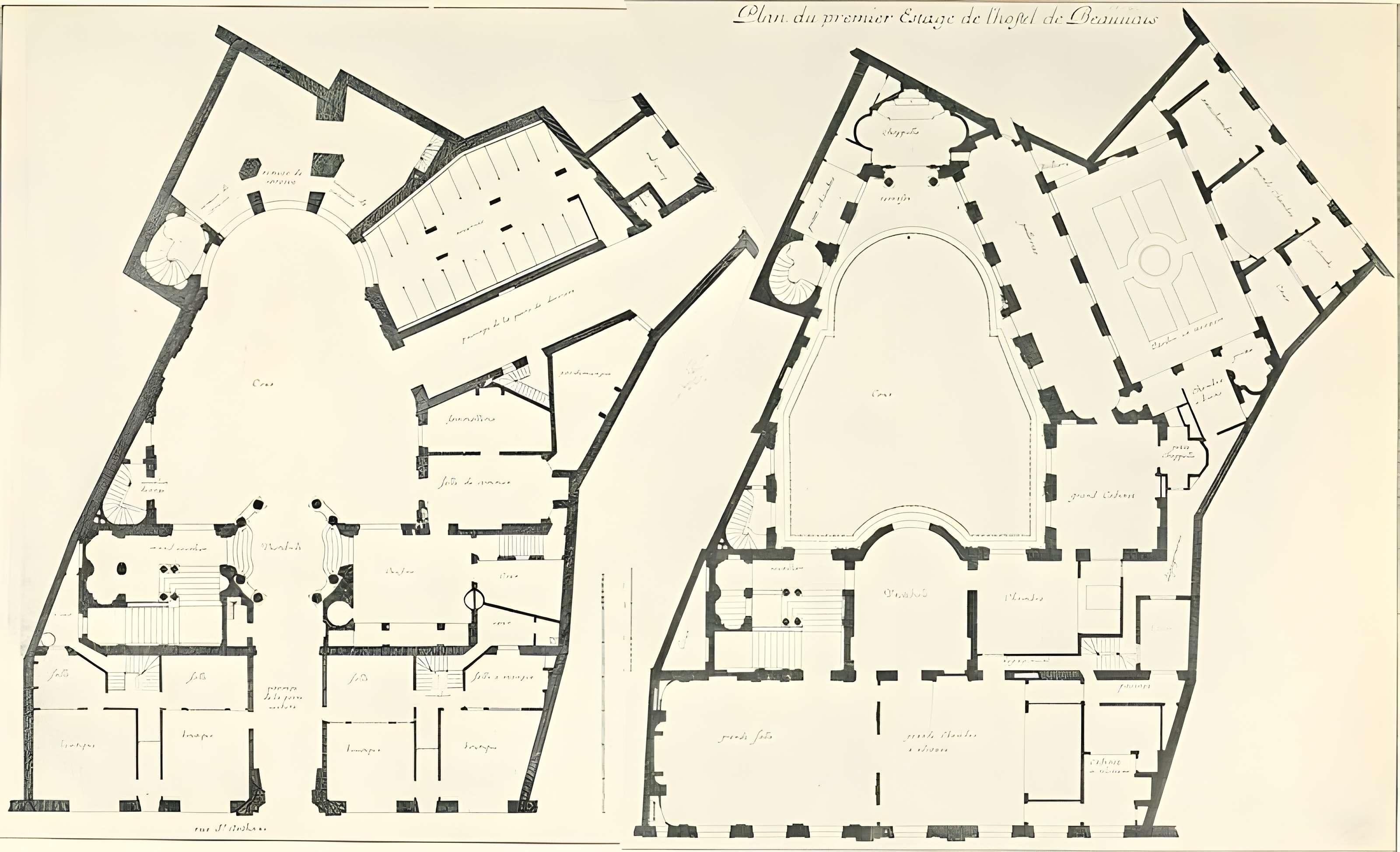 Hôtel de Beauvais, actuellement Cour Administrative d'Appel de Paris
