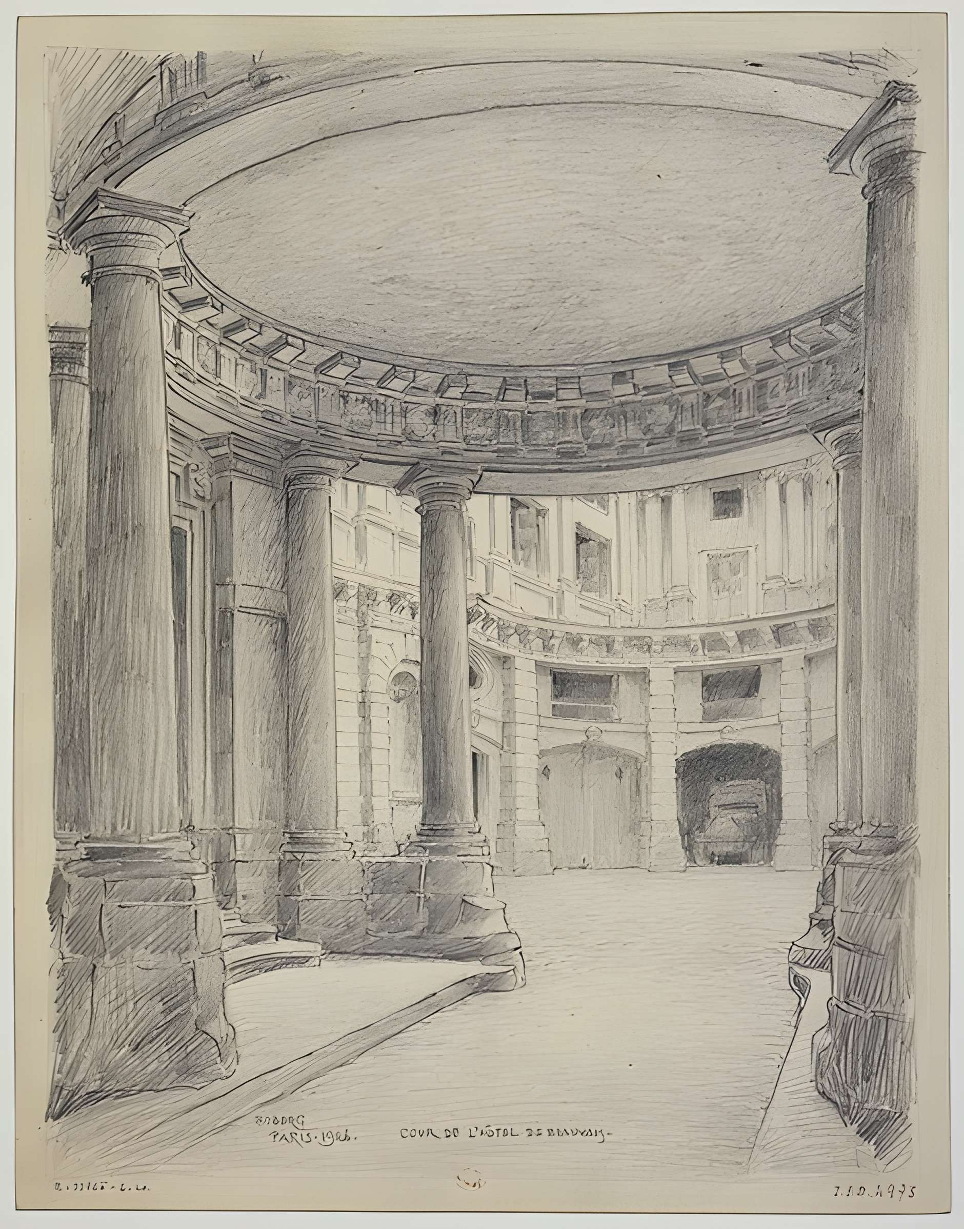 Hôtel de Beauvais, actuellement Cour Administrative d'Appel de Paris